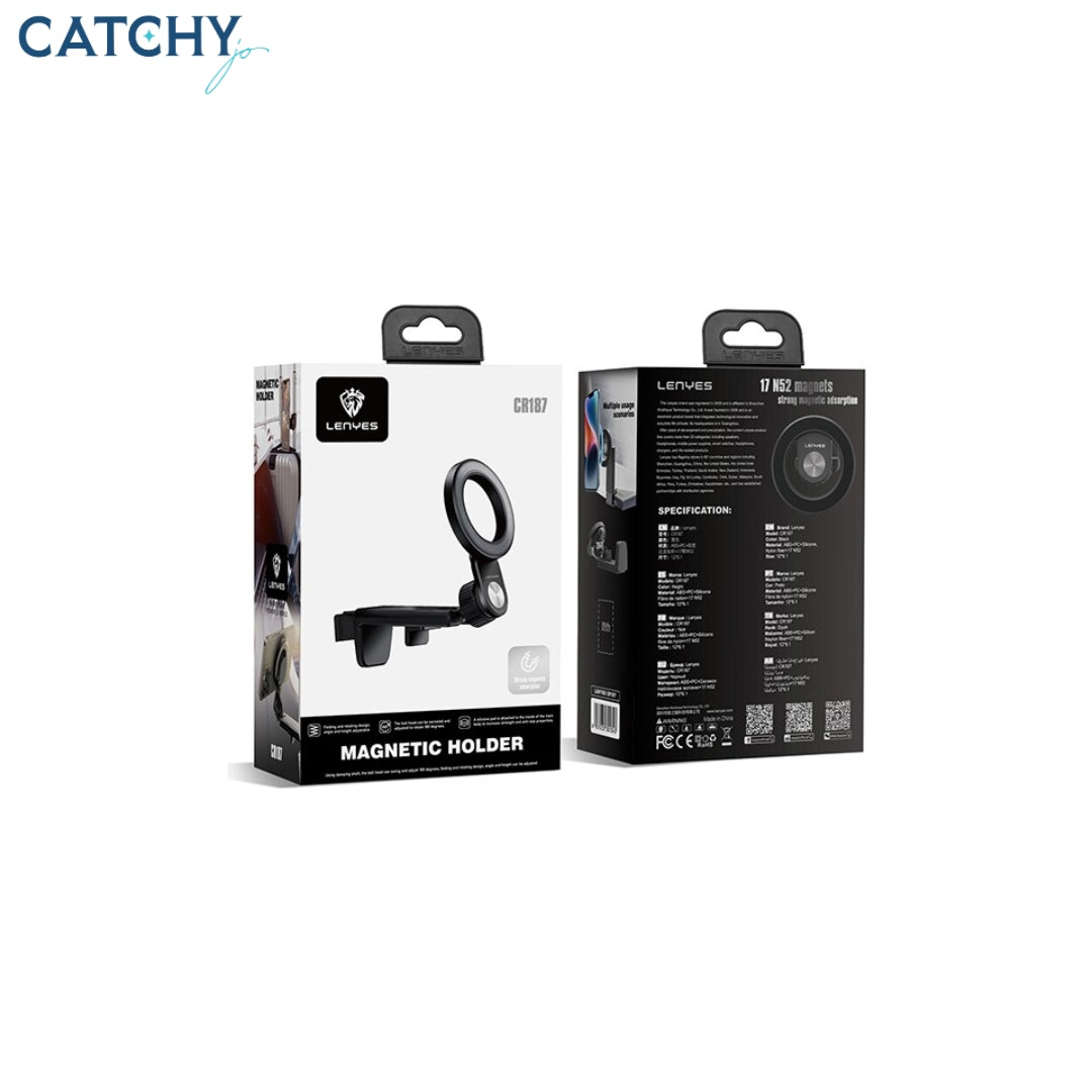 LENYES CR187 Magnetic Desk Phone Holder With Swivel Head