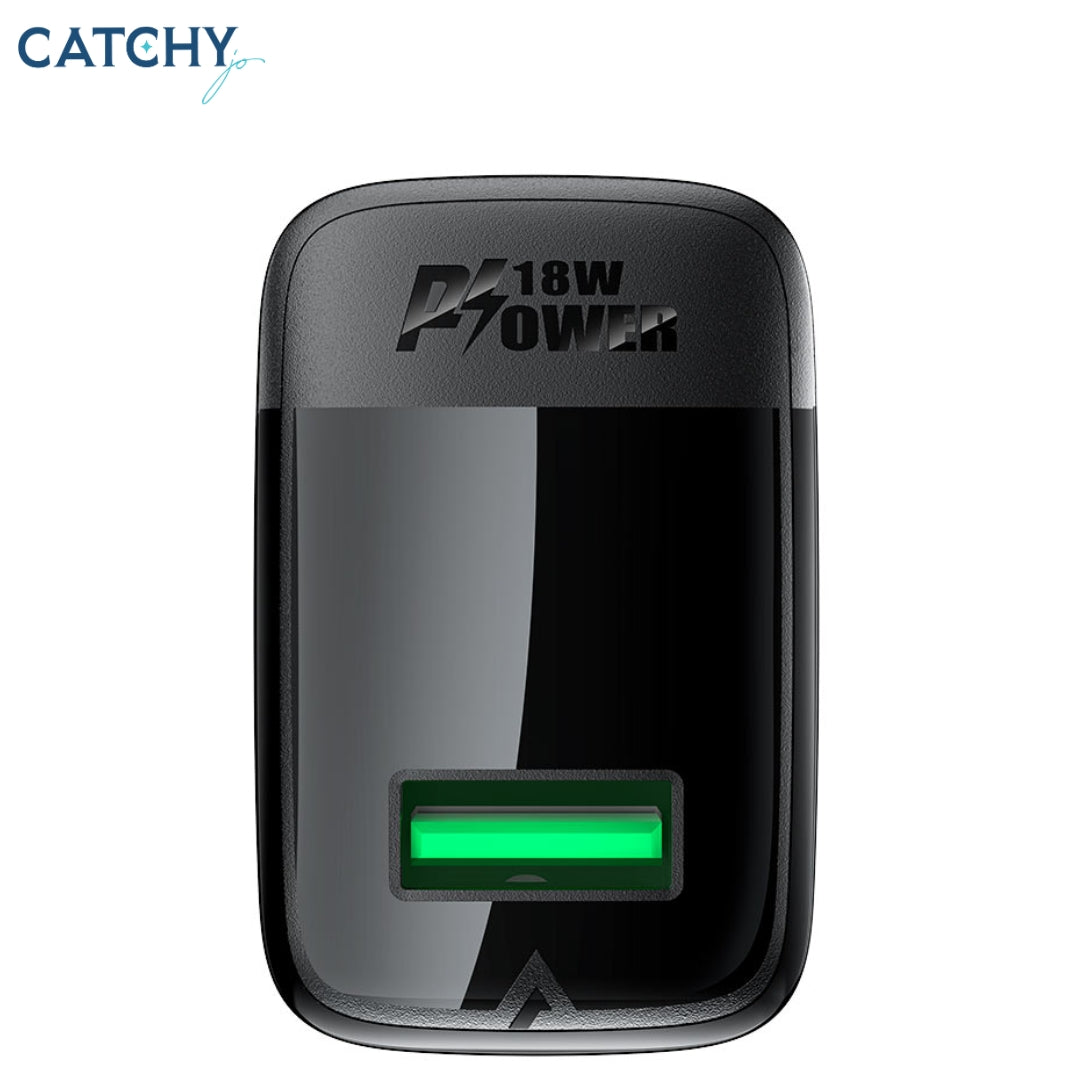 ACEFAST A90 Fast Charge USB-A EU Wall Charger (18W)