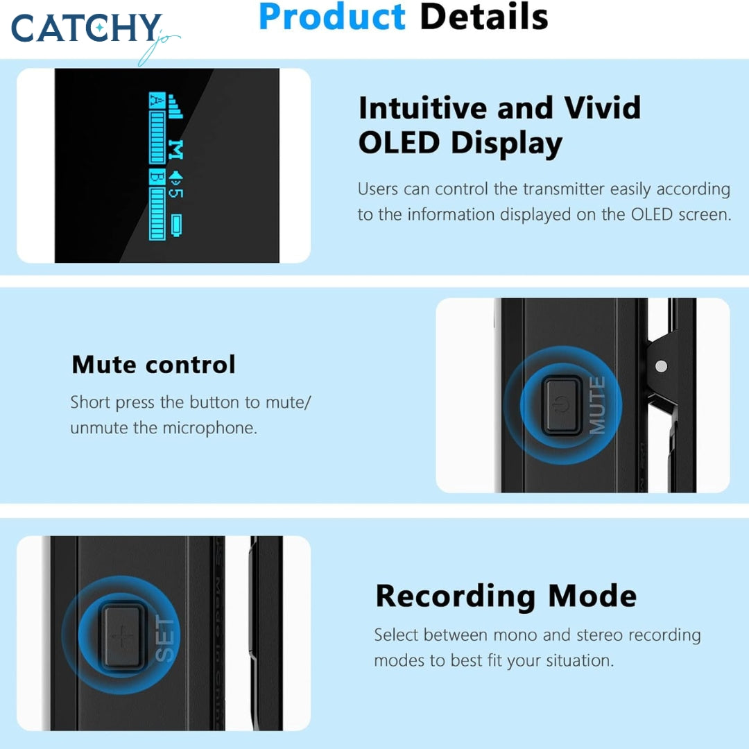 BOYA BY-XM6-S6 USB-C Wireless Lavalier Microphone BOYA BY-XM6-S6 USB-C Wireless Lavalier Microphone