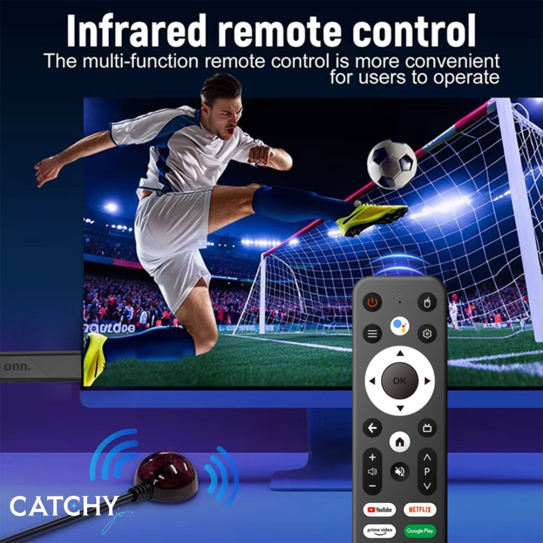 Onn Smart Android Quad Core TV Stick 4K Streaming