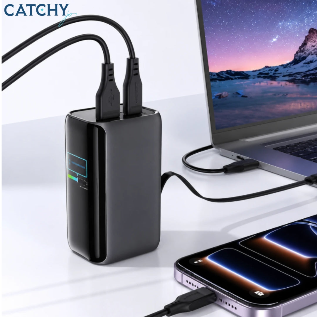 ACEFAST PB0902 Power Bank With Retractable USB-C Cable (10000mAh)
