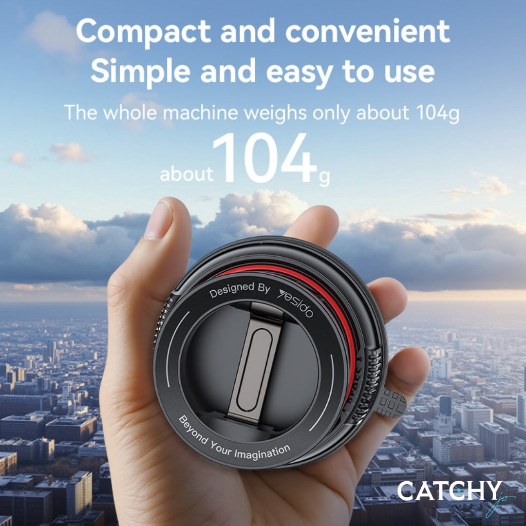 YESIDO C219 360 Rotation & Folding Zinc Magnetic Car Phone Holder