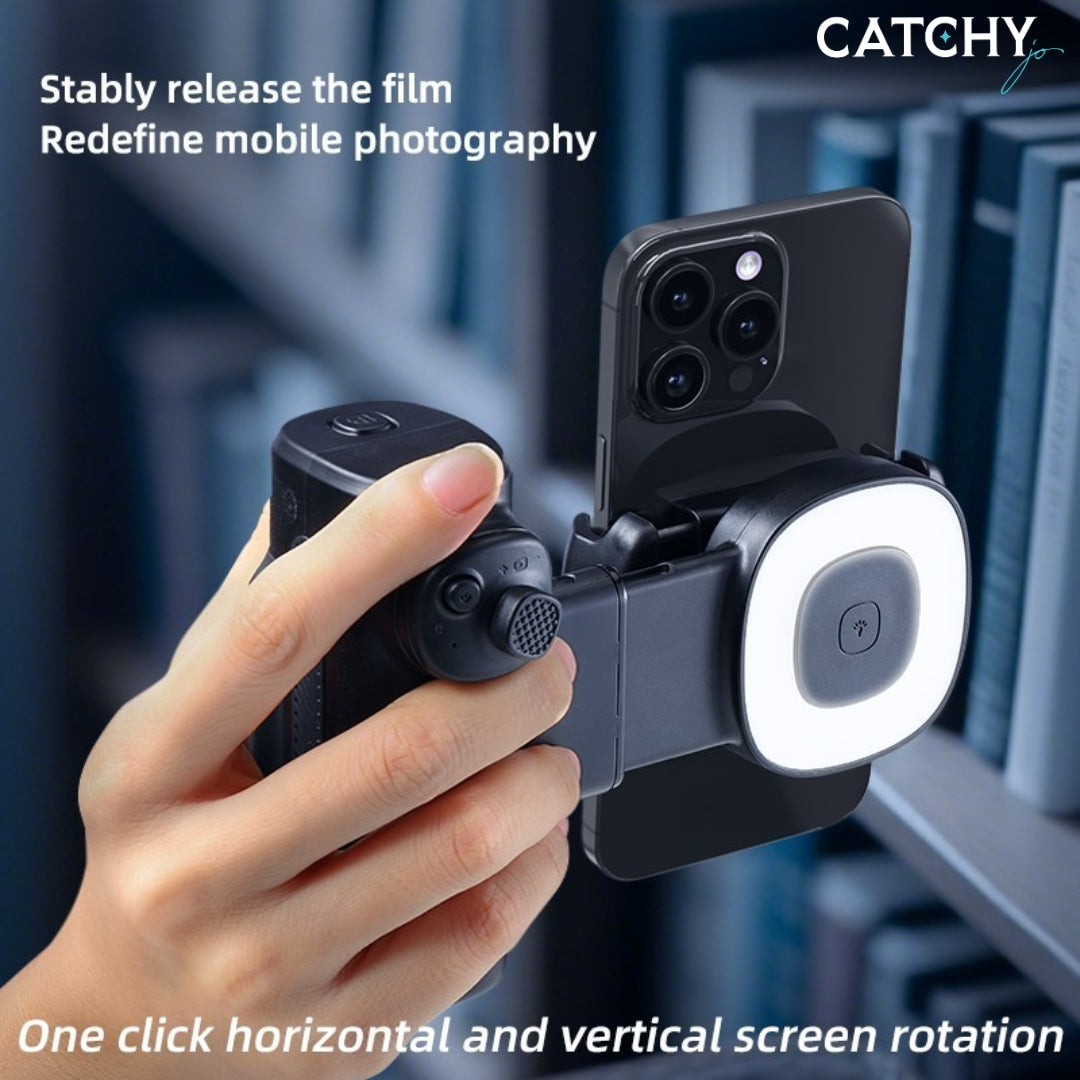 Extendable Selfie Phone Holder With Three Color Light & Wireless Remote