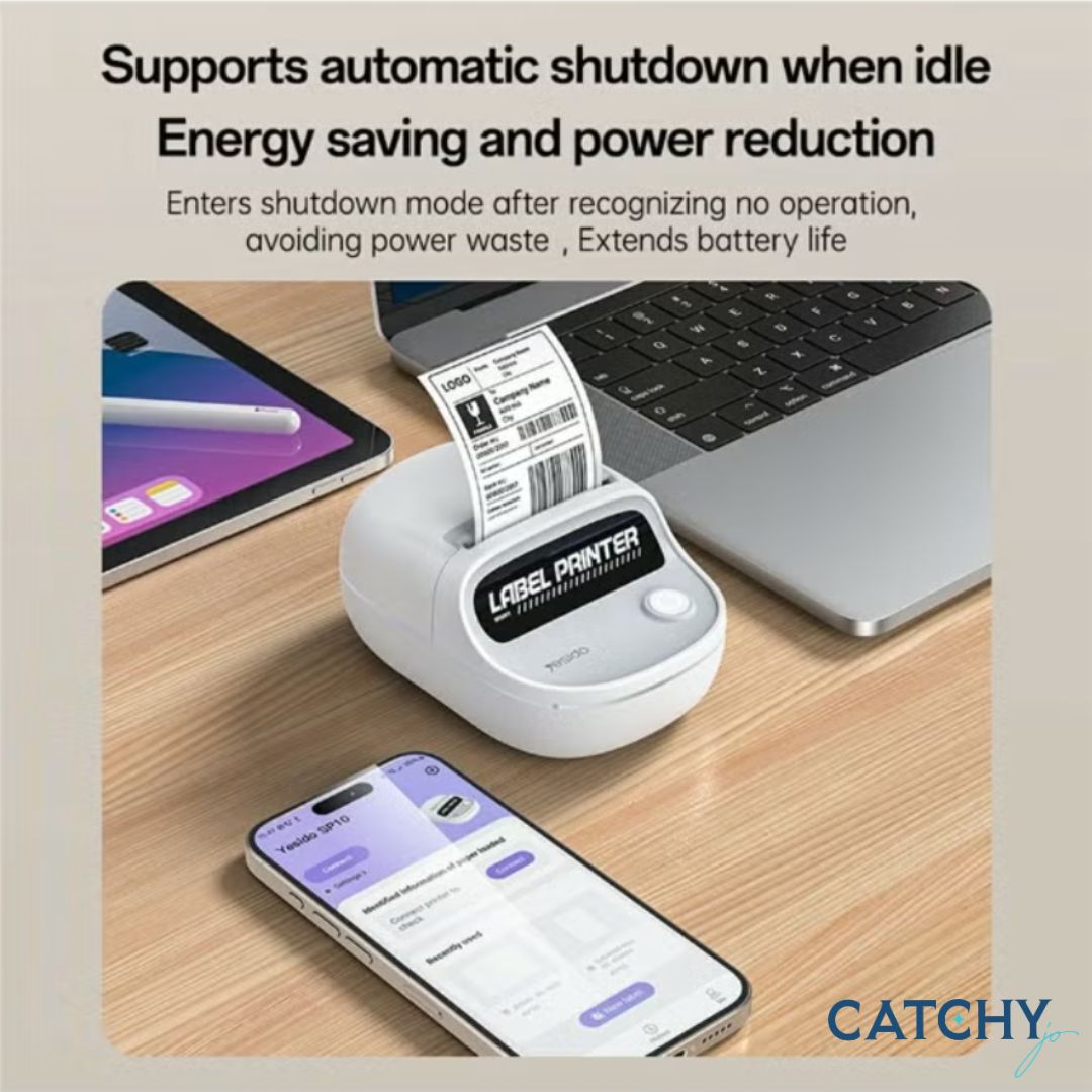 YESIDO SP10 Mini Portable Thermal Label Printer