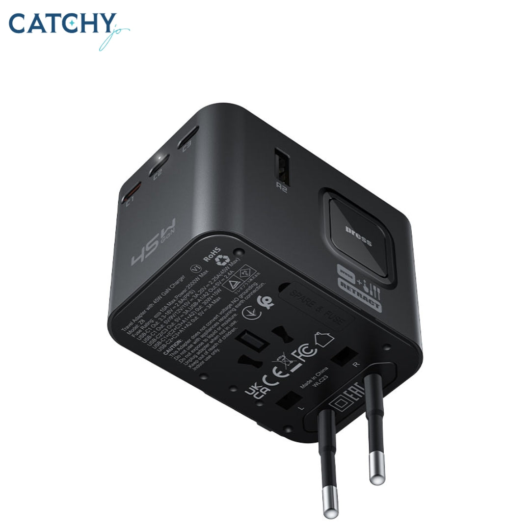 ACEFAST Z8 (3xUSB-C+2xUSB-A) Charging Adapter