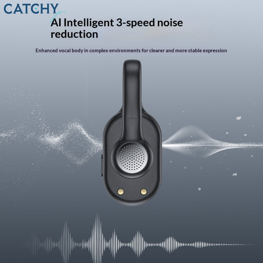 YESIDO KR25 Type-C Wireless Lavalier AI Noise Cancelling Microphone