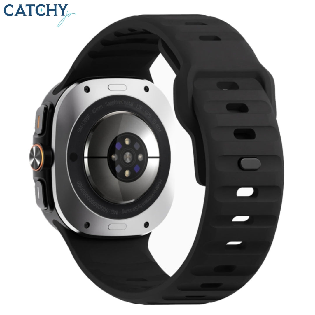 Huawei Galaxy Watch Wave Texture Silicone Band | 42mm | 46mm | Green | Black | Silver Huawei Galaxy Watch Wave Texture Silicone Band | 42mm | 46mm | Green | Black | Silver