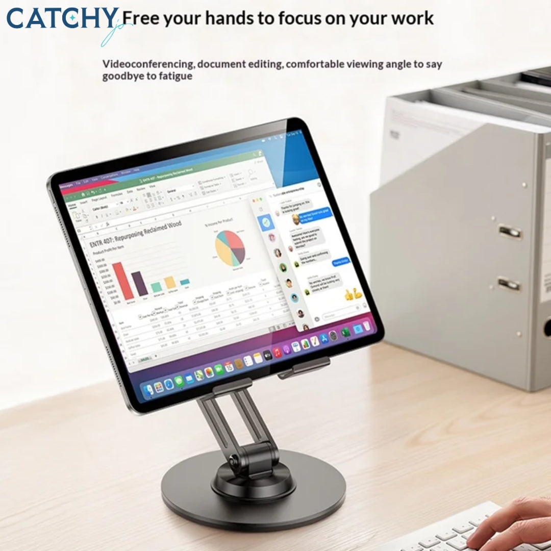 YESIDO C302 Desktop Tablet Stand 360 Degree Rotation