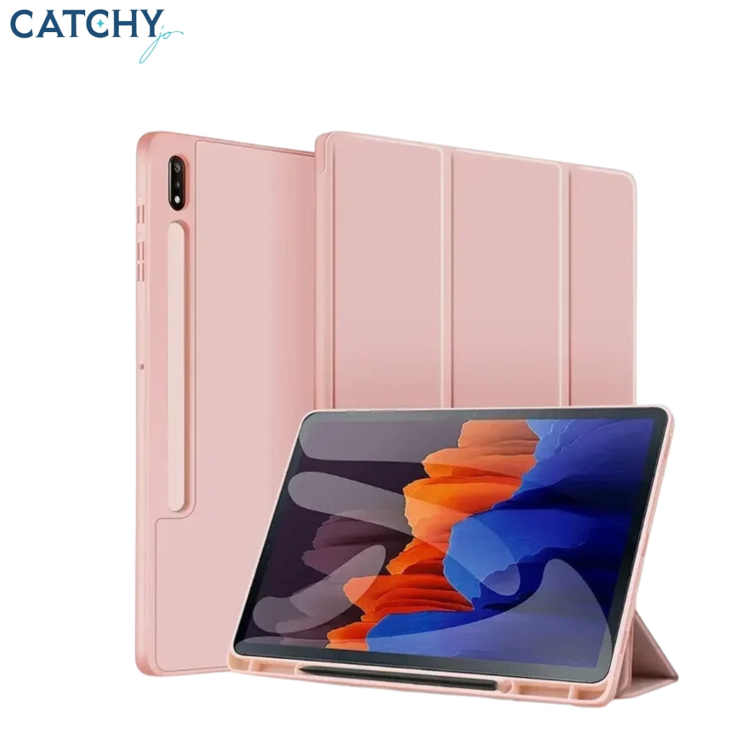 غطاء لجهاز Samsung Galaxy Tab مع حامل قلم
