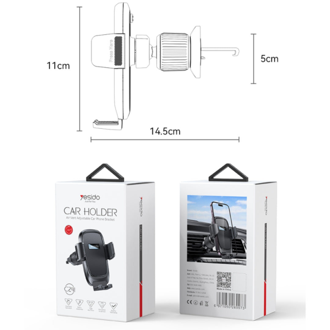 YESIDO C241 Car Vent Cell Phone Holder