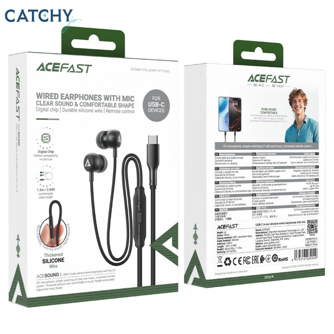 ACEFAST L8 Type-C Wired Earphones