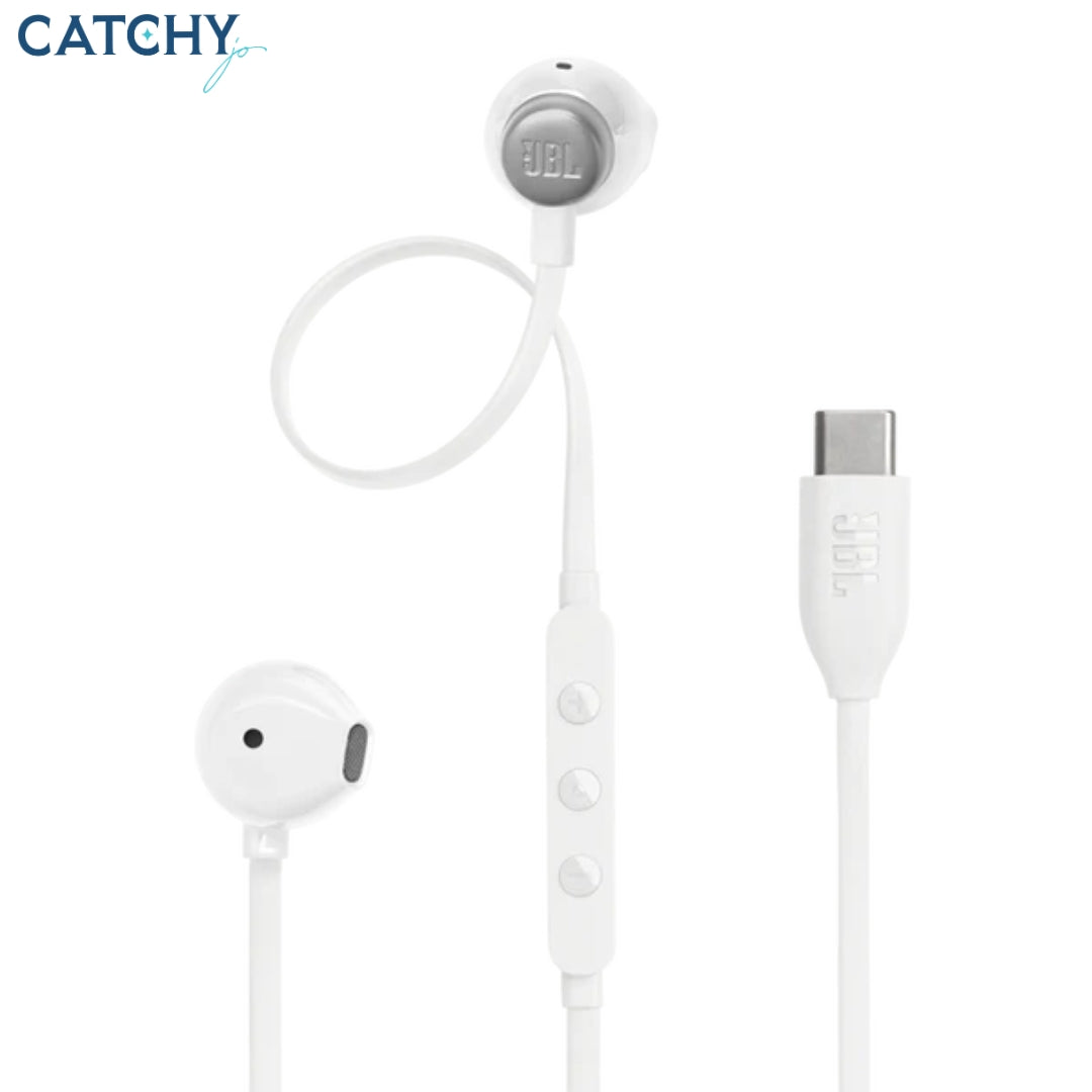 JBL T305C-BU Type-C Ear Earphones