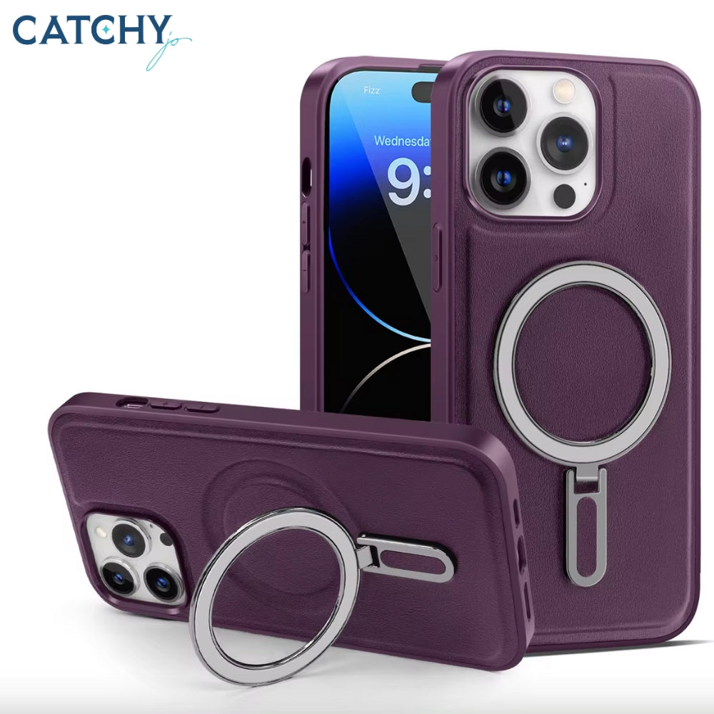 iPhone Magnetic Bracket Magnetic Ring Phone Case