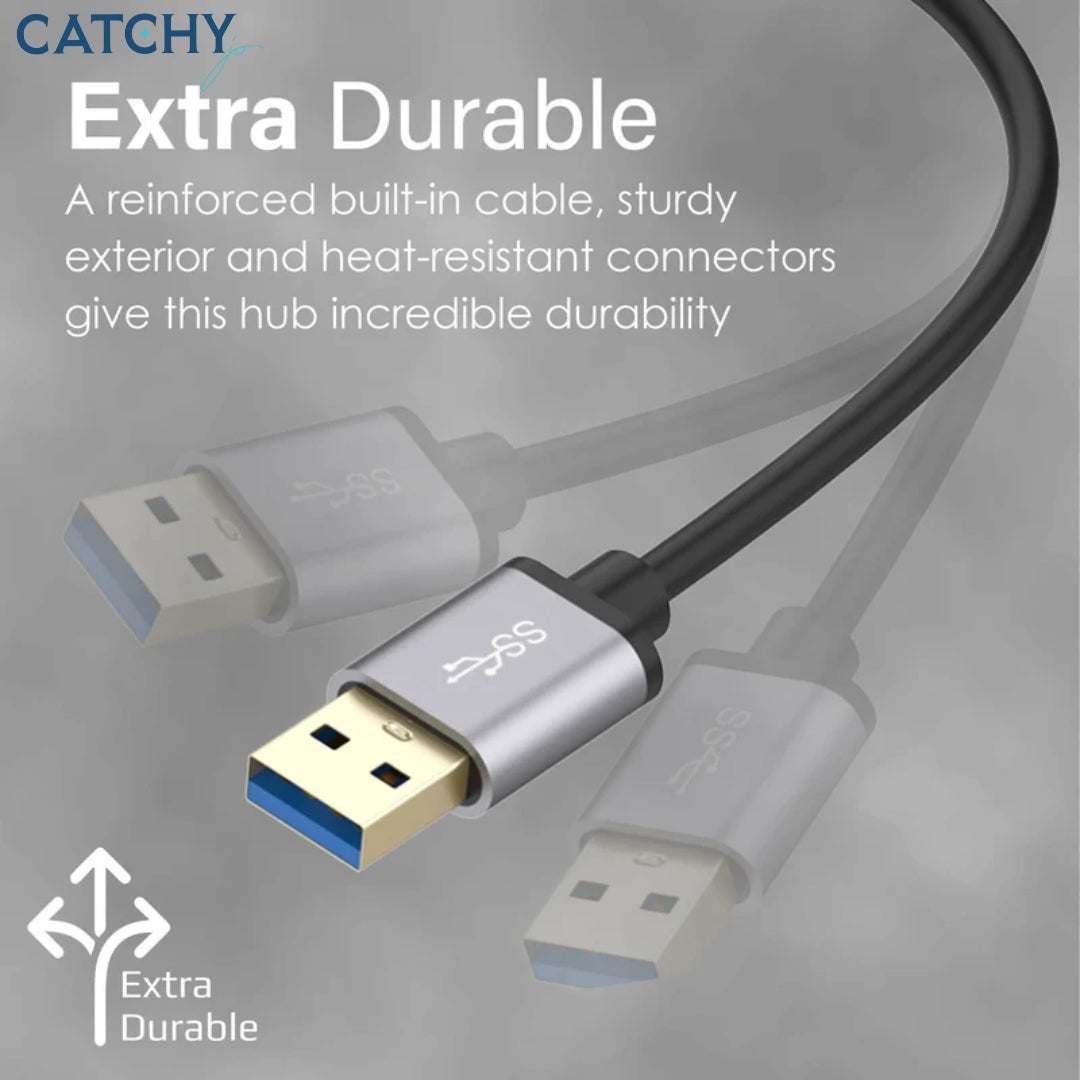 PROMATE EzHub-7 Multi-Function High Speed USB-C Hub (100W)