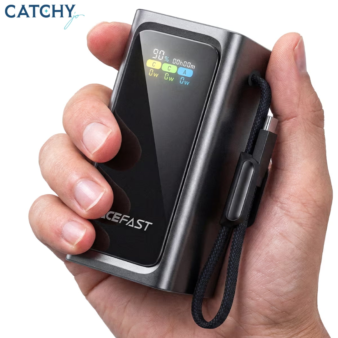 ACEFAST M33 Power Bank With Built-in Cable (20000mAh)