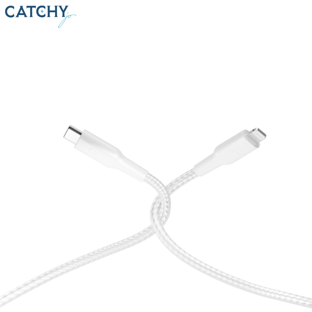 Powerology New Braided Type-C to Lightning Cable 1.2M