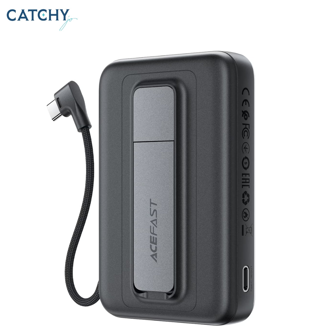 ACEFAST M24 Wireless Power Bank With Holder & Type-C Cable (10000mAh)