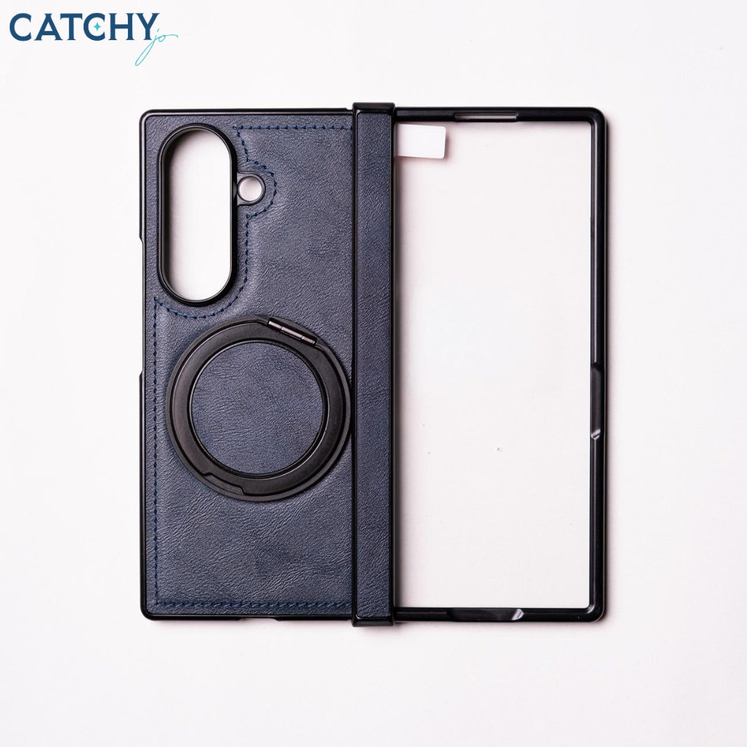 Beunos Samsung Fold Leather Case With 360 Stand