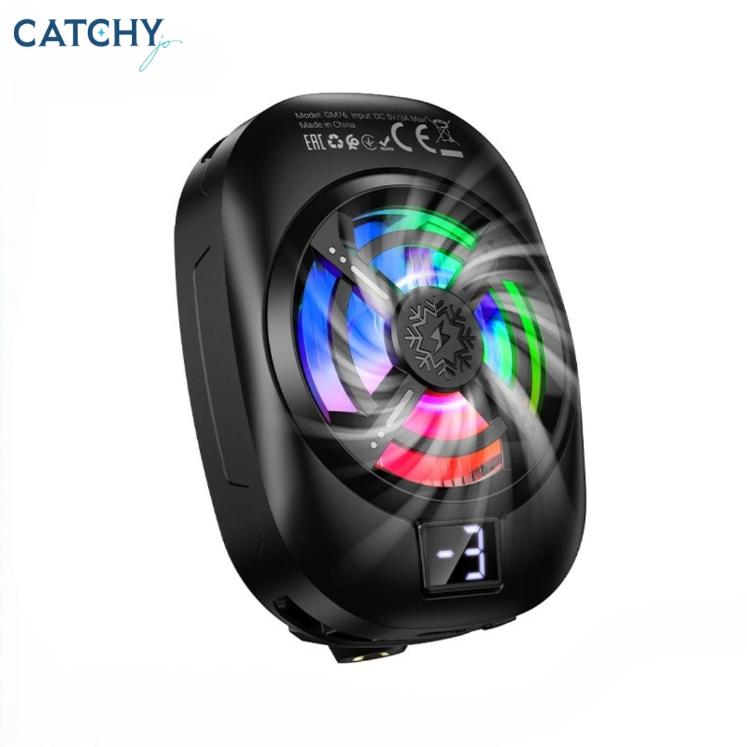 HOCO GM76 Mobile Phone Cooler with RGB & LED Display