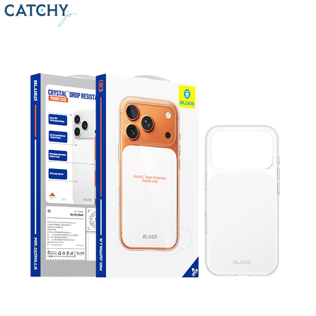 BLUEO Crystal Transparent iPhone Case