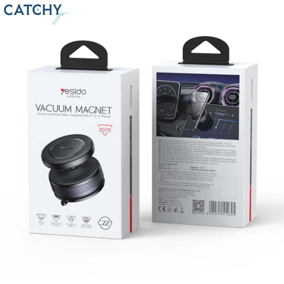 YESIDO C227 360 Rotation Magnetic Car Phone Holder
