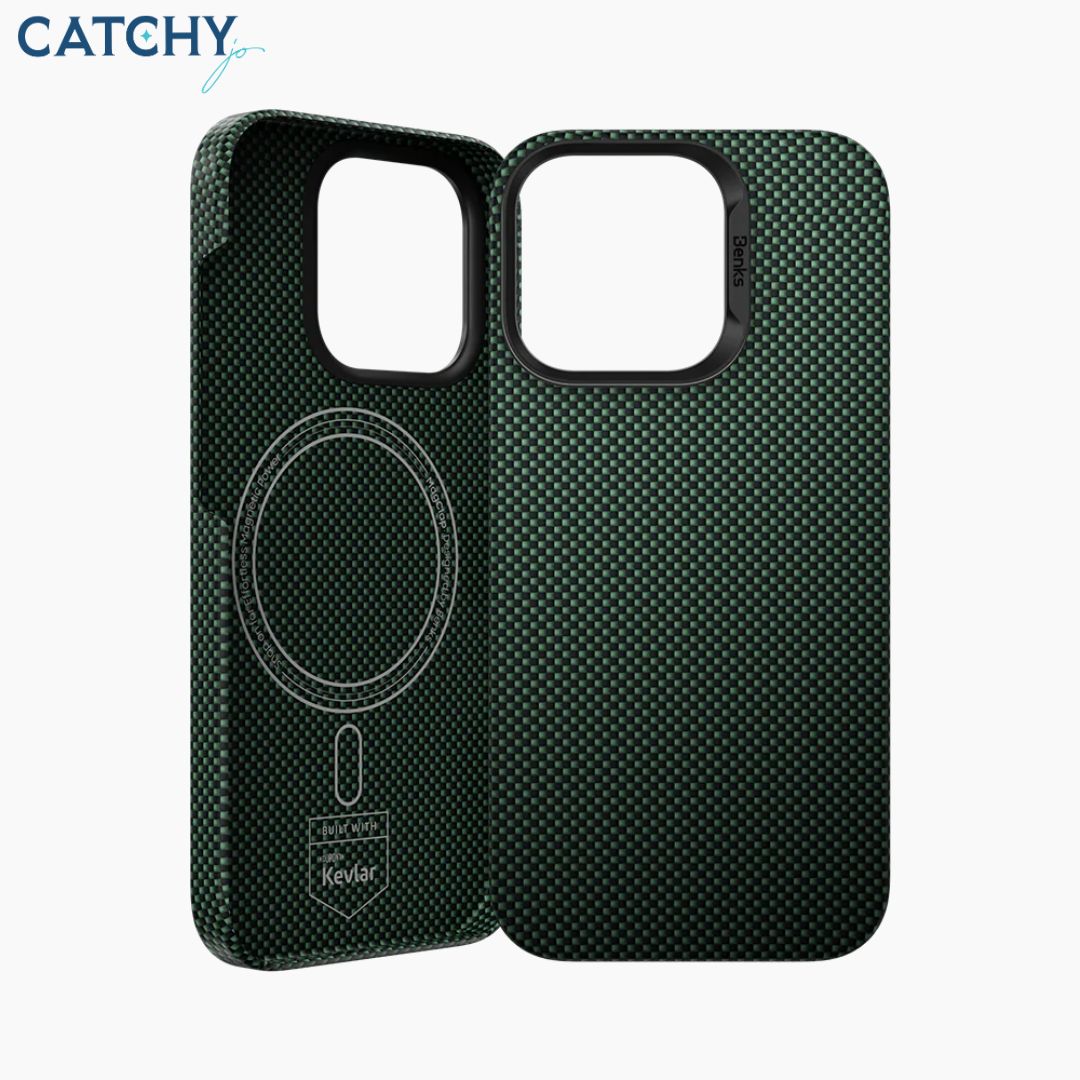 Benks iPhone ArmorTint Case Built With Kevlar | iPhone 16 Pro | iPhone 16 Pro Max | Dark Blue | Green Benks iPhone ArmorTint Case Built With Kevlar | iPhone 16 Pro | iPhone 16 Pro Max | Dark Blue | Green
