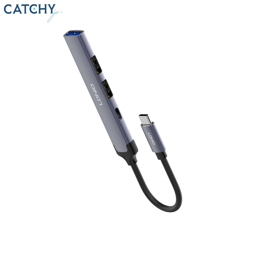 LDINO DS-34U محطة إرساء USB-C 4 في 1