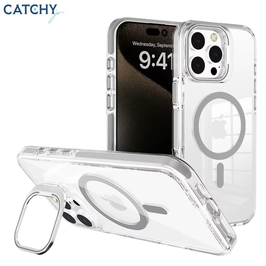 Magnetic Acrylic Transparent iPhone Case | iPhone 17 | iPhone 17 Air | iPhone 17 Pro | iPhone 17 Pro Max | Black | Pink | White | Gray | Blue Magnetic Acrylic Transparent iPhone Case | iPhone 17 | iPhone 17 Air | iPhone 17 Pro | iPhone 17 Pro Max | Black | Pink | White | Gray | Blue
