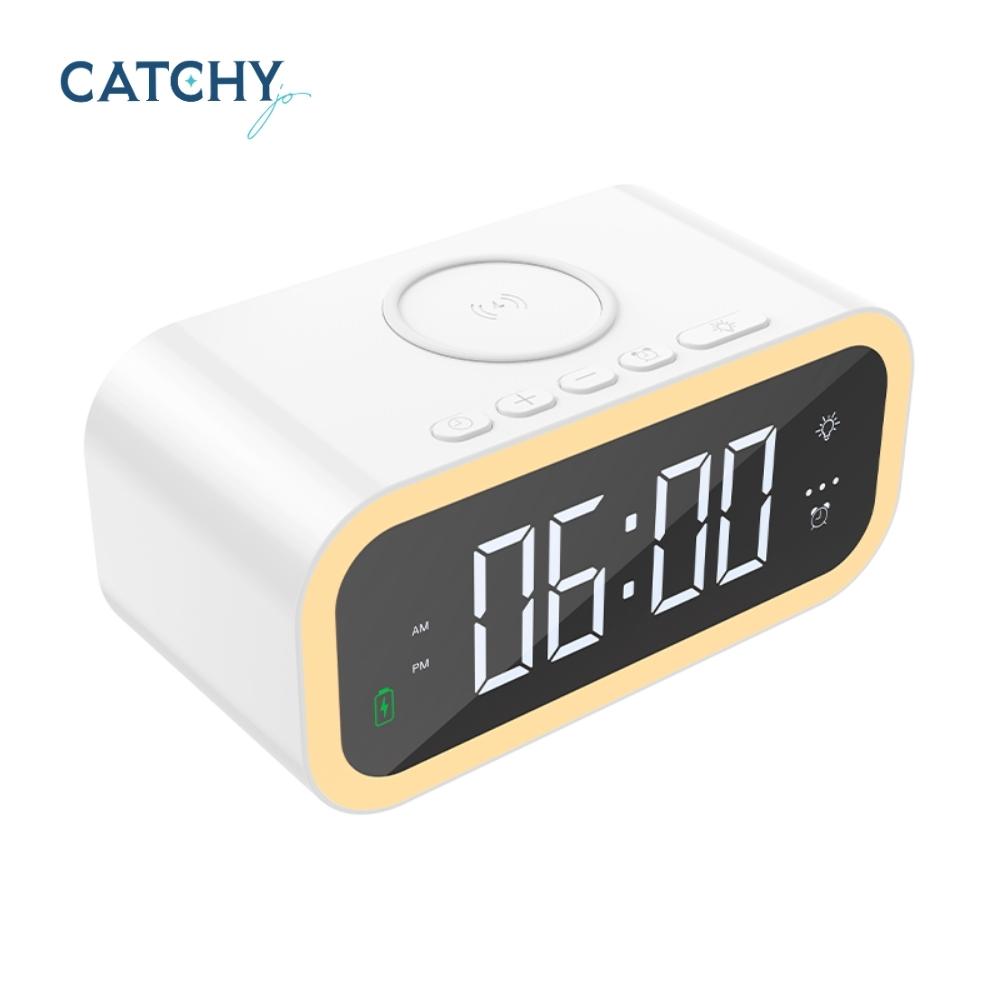 WiWU Wireless Charger With Digital Alarm Clock