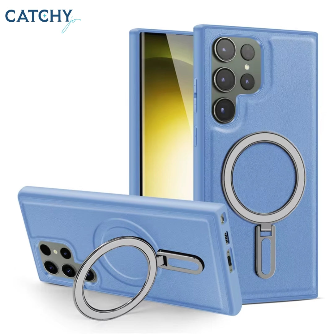 Samsung Vintage Leather Magnetic Case