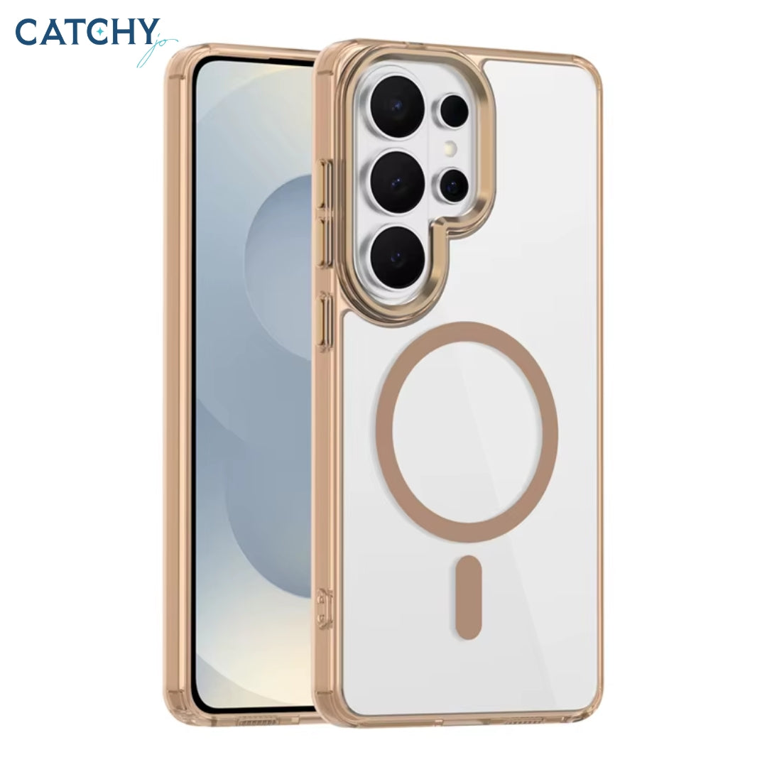Samsung Clear Transparent Shockproof Magnetic Case