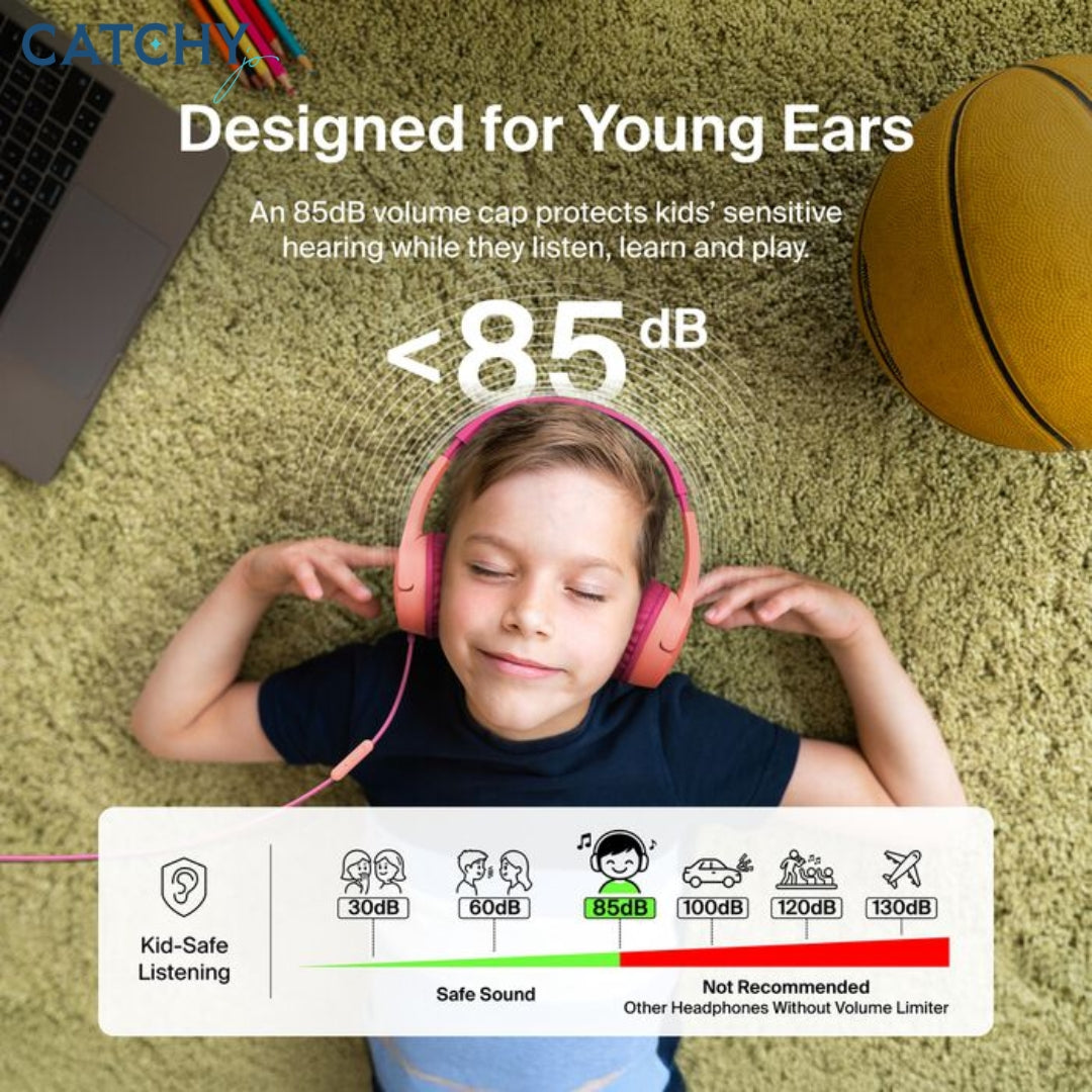 BELKIN SoundForm Kids Mini Wired On-Ear Headphones
