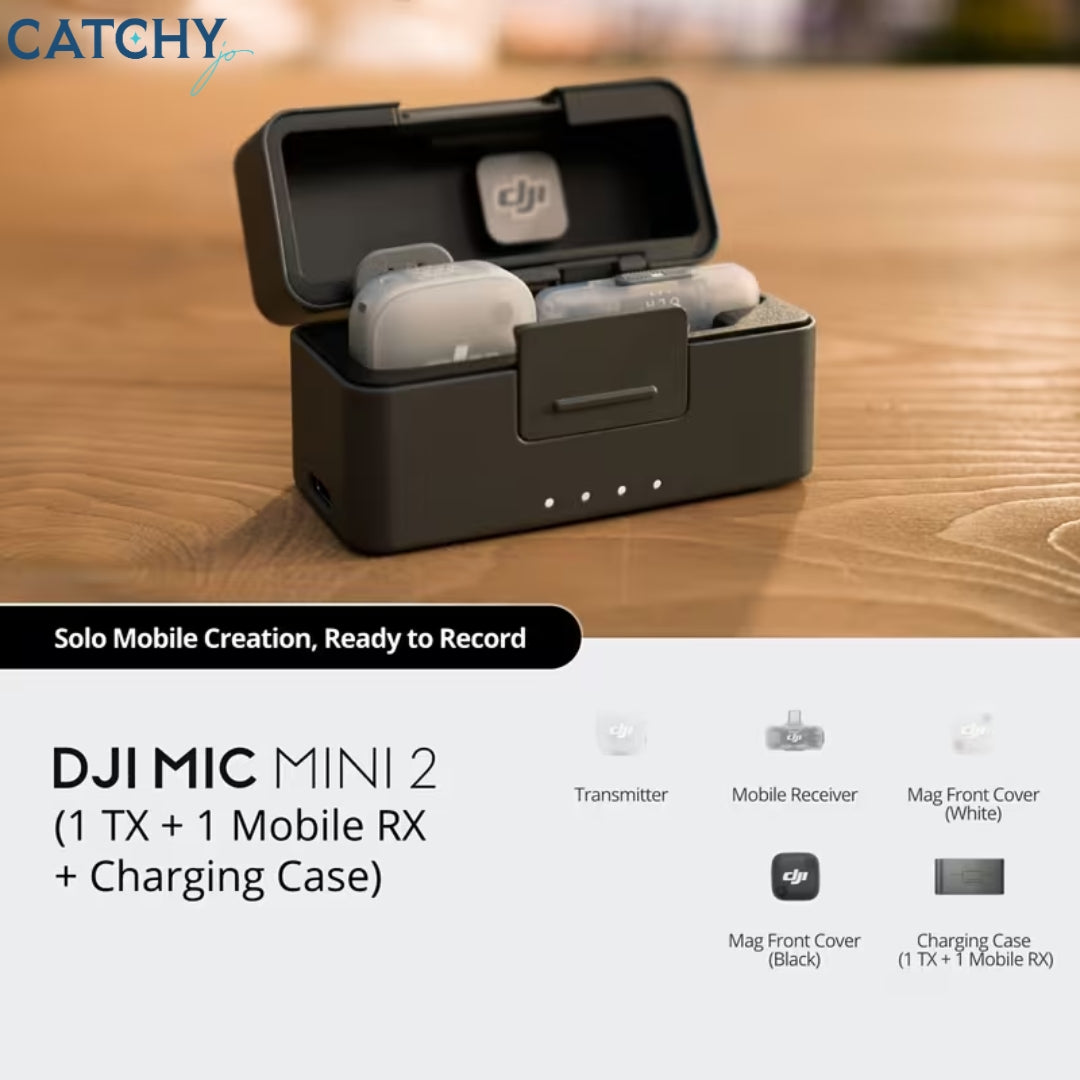 DJI Mic Mini 2 (1 TX + 1 Mobile RX + Charging Case) Microphone
