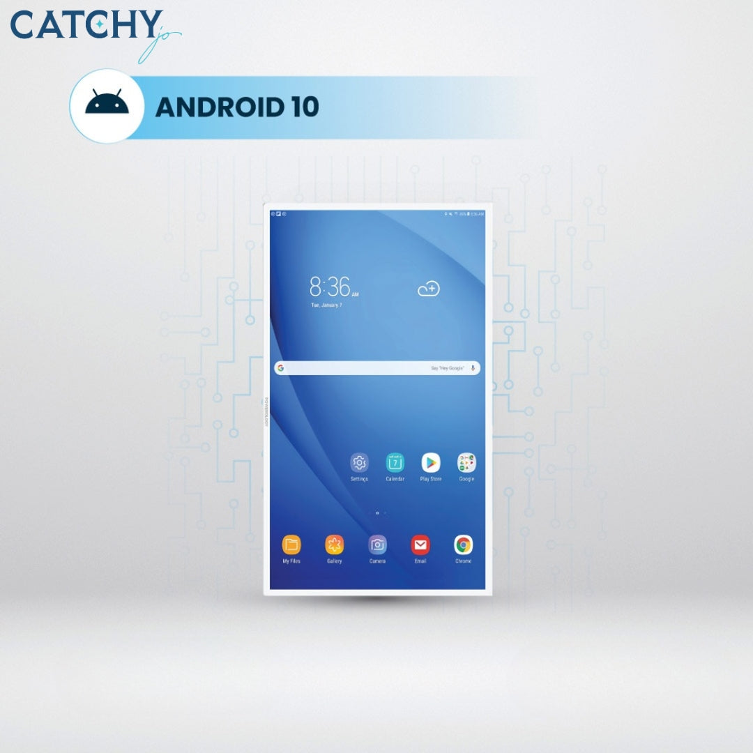 تابلت Powerology بنظام Android مقاس 32” مع حامل وبطارية مدمجة
