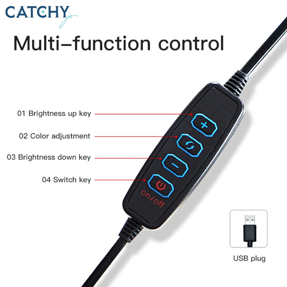 JMARY FM-536A Ring Light With Tripod & Remote