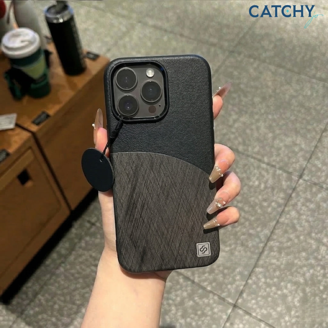 iPhone Genuine Magnetic Leather Case