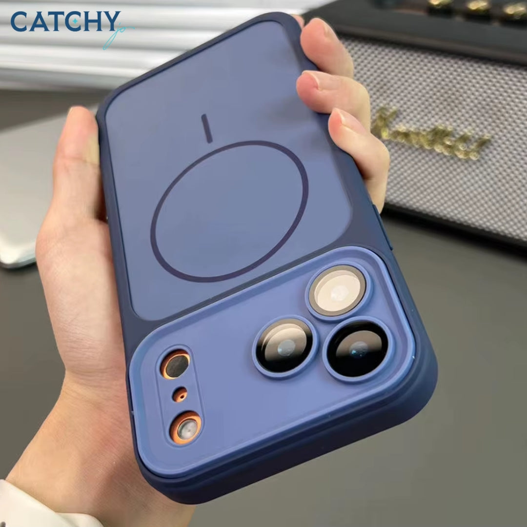 Plain Skin Feek Matte Magnetic Charging iPhone Case