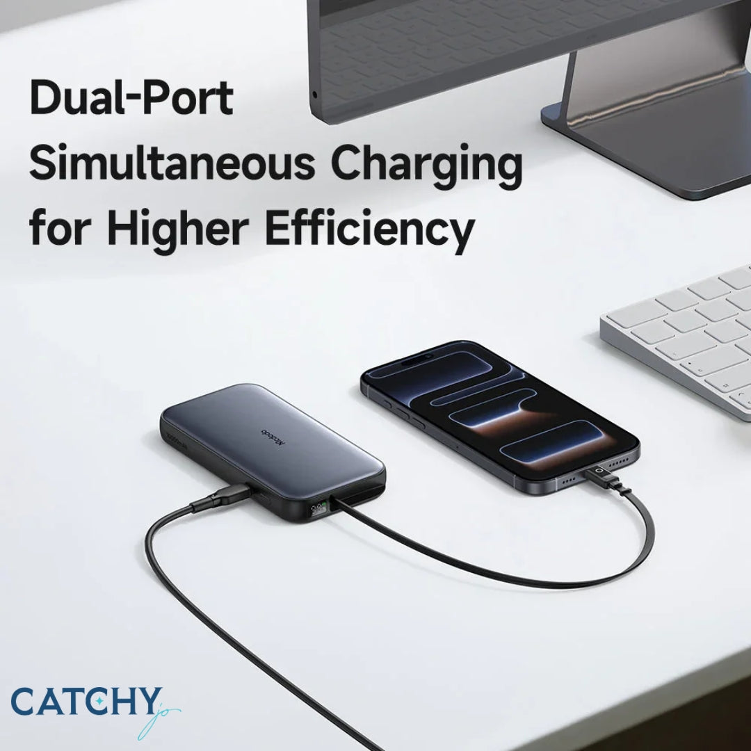 MCDODO FreeGo Fast Power Bank With Built-in Type-C Cable (10000mAh)