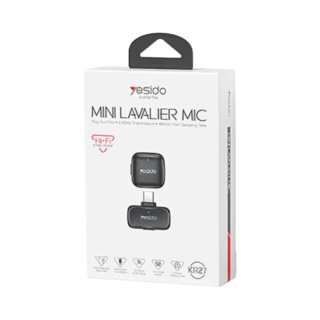 YESIDO KR27 USB-C Lavalier Microphone