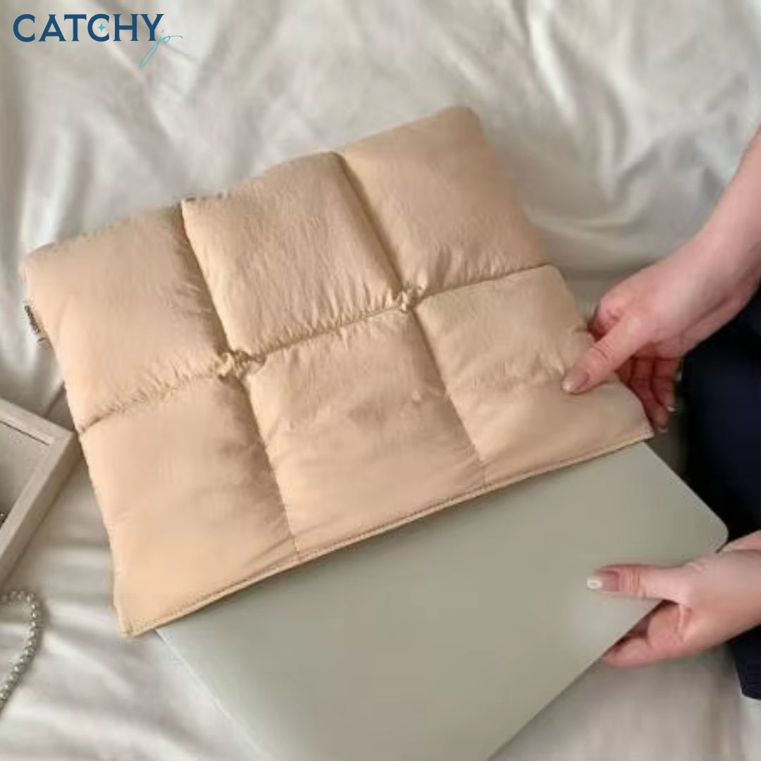 غطاء لابتوب مبطن من النايلون