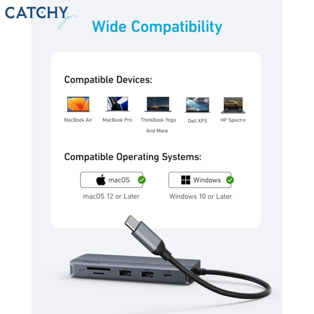 Anker 10-in-1 USB C Hub Dual-Display USB-C Docking Station