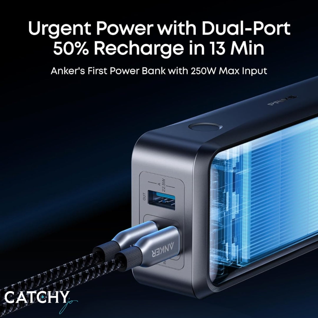 Anker Prime Power Bank 3-Port Portable Charger 26250mAh (300W)