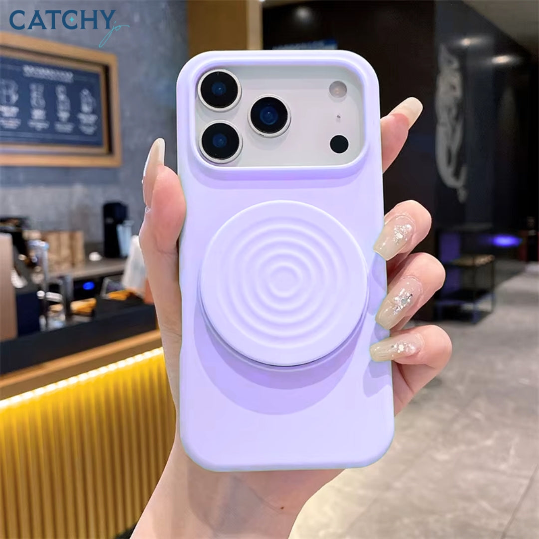 iPhone Ripple Liquid Silicone Stand Case