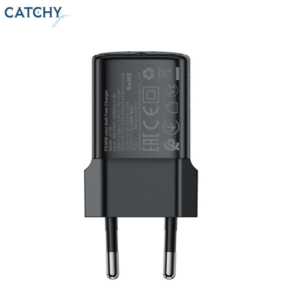 ACEFAST A118 USB-C Fast Charge Wall Charger EU (30W)