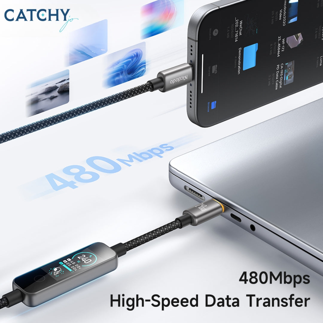 MCDODO Cab Vision Cable USB-C To USB-C Cable (240W)