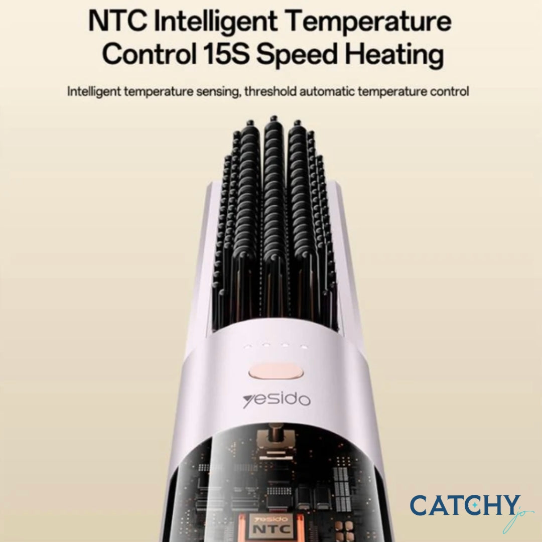 YESIDO MG33 Smart Hair Straightener Brush