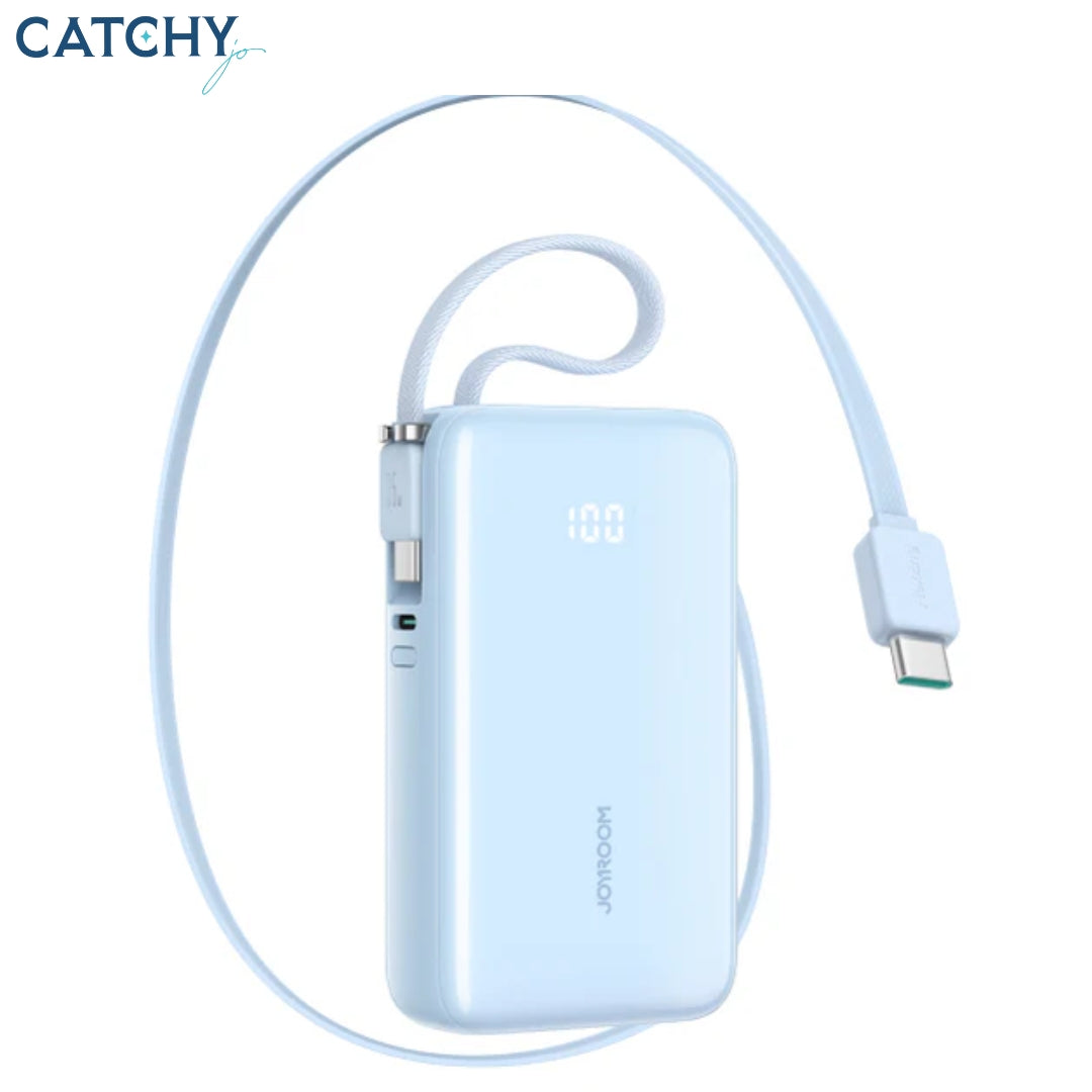 JOYROOM JR-PR2 Mini Power Bank With Built-in Retractable (10000mAh)