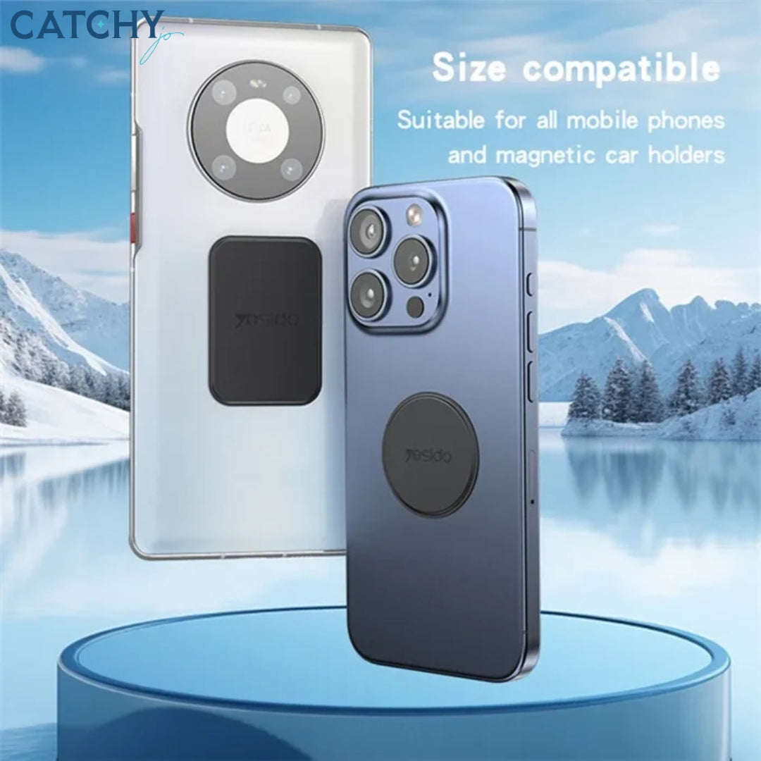 YESDIO C207 Leather Texture Alloy Wireless Charging Adapter