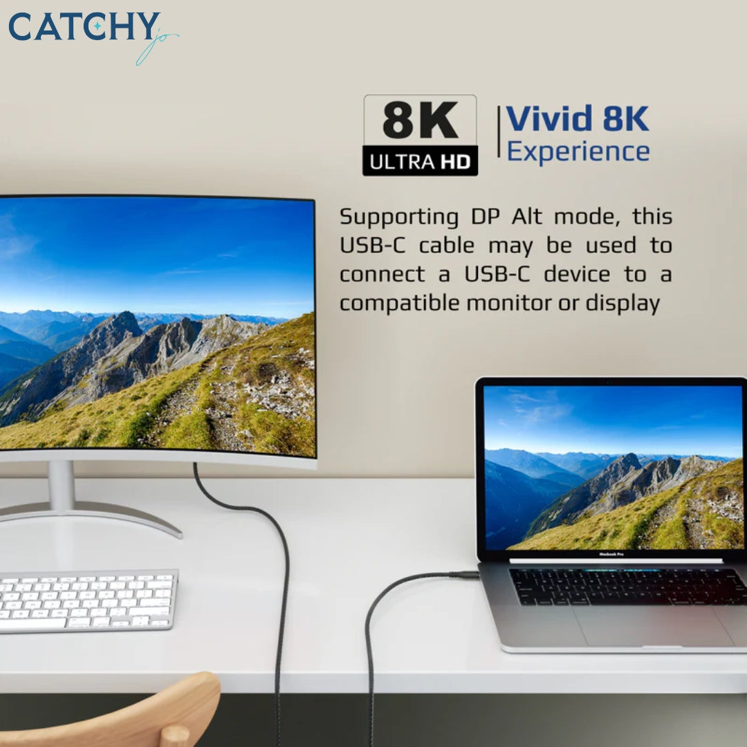 PROMATE PowerBolt 240W Super Speed Fast Charging USB-C Cable