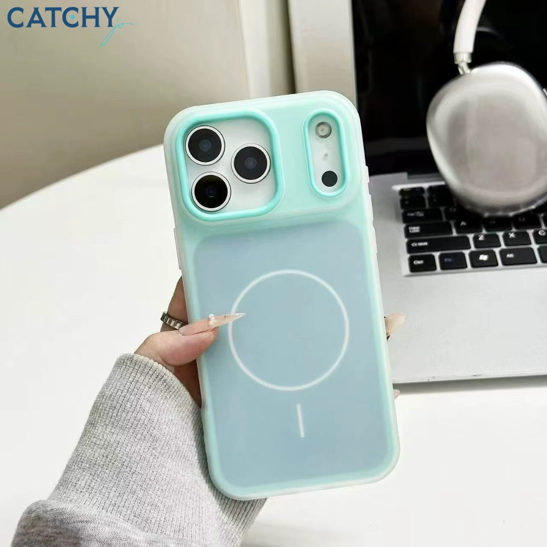 Colorful Wireless Charging Magnetic iPhone Case